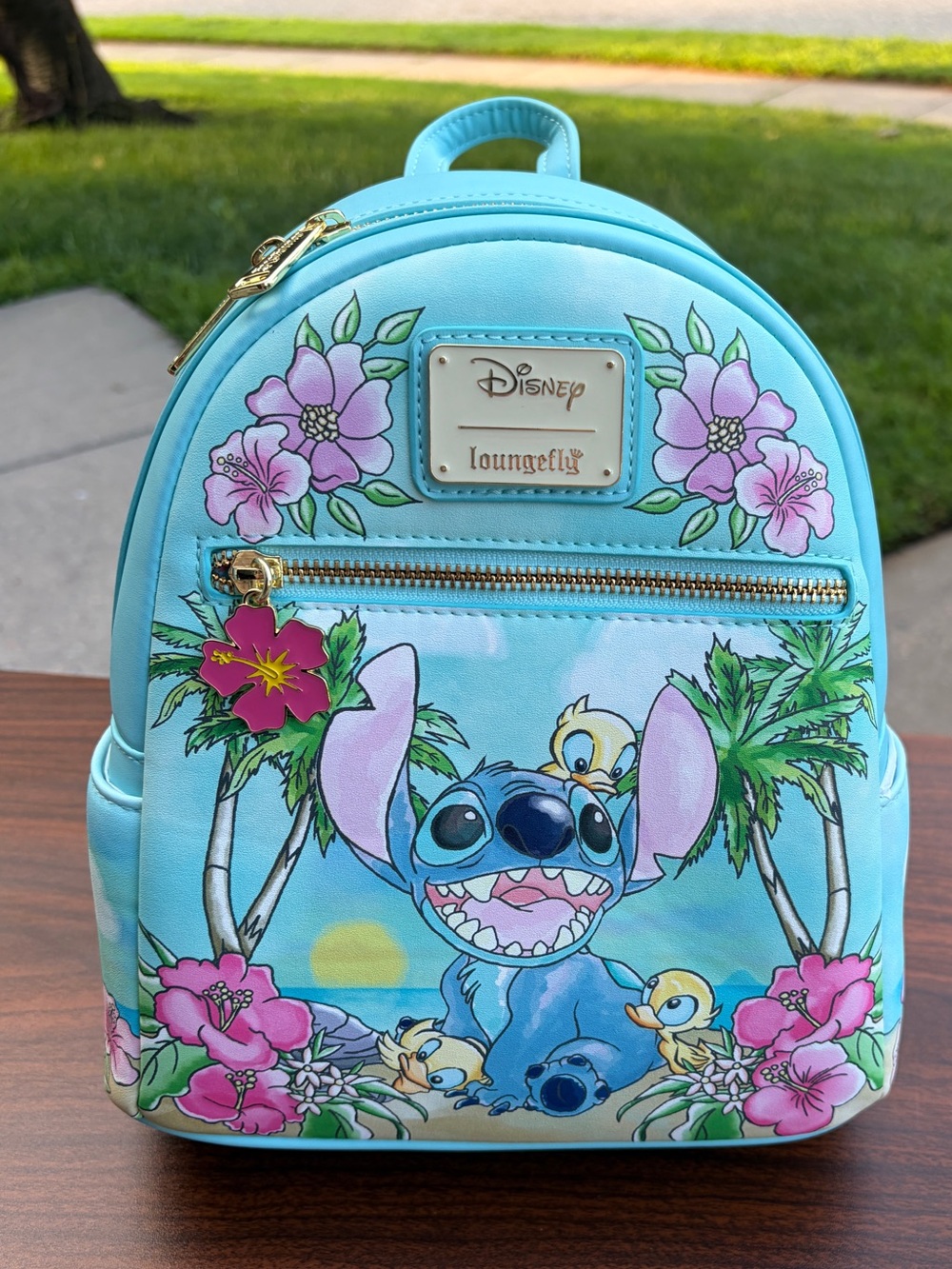 Disney Loungefly Lilo & Stitch Ducklings Beach Mini Backpack – NWT